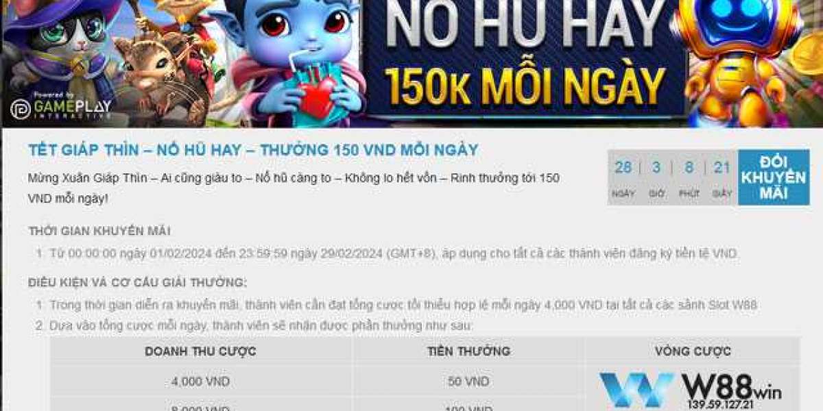 Celebrate Tet with W88's Tet Reward of 150 VND Every Day at Slot Games
