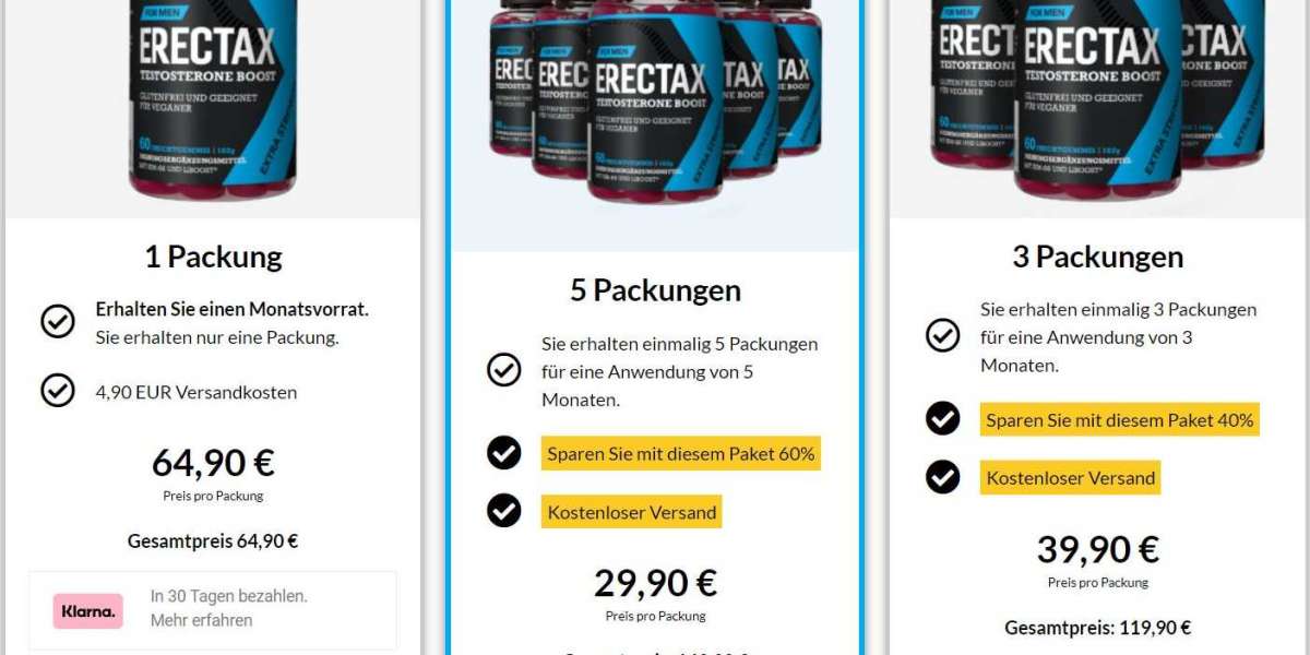 Erectax Testosterone Booster DE, AT, CH Bewertungen [Aktualisiert 2024]