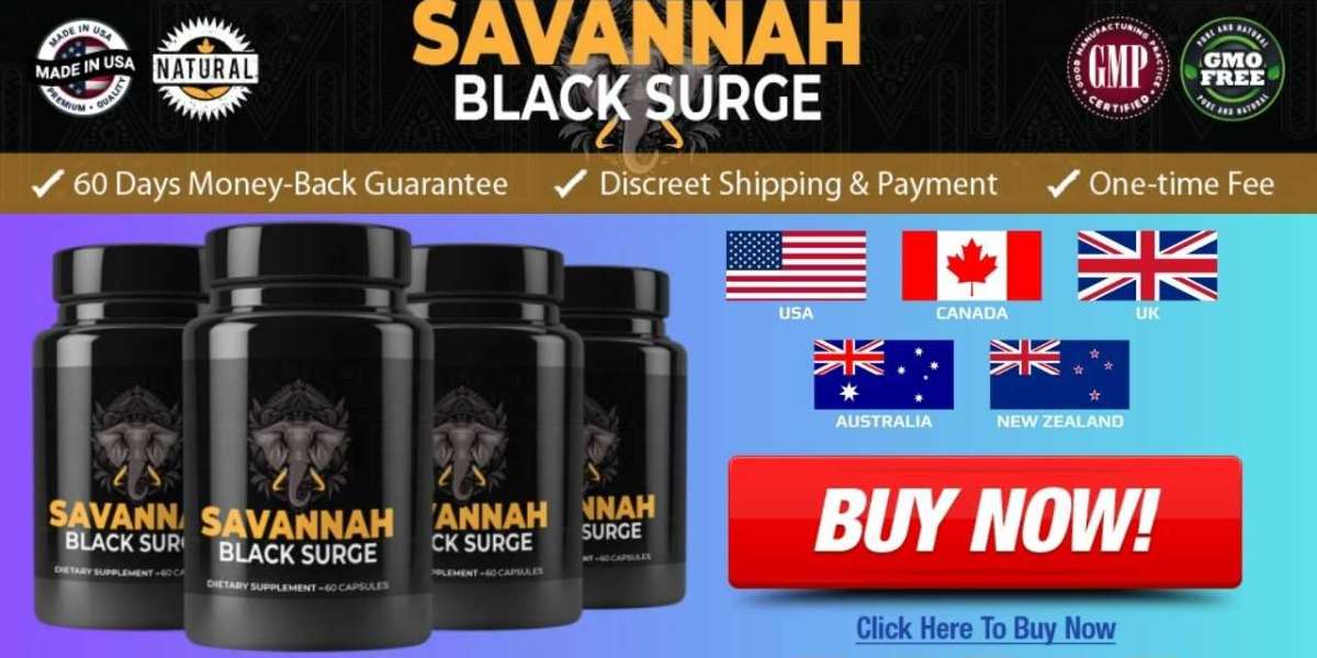 Savannah Black Surge Male Enhancement  Reviews [Updated 2024]: Working, Official Website, Benefits